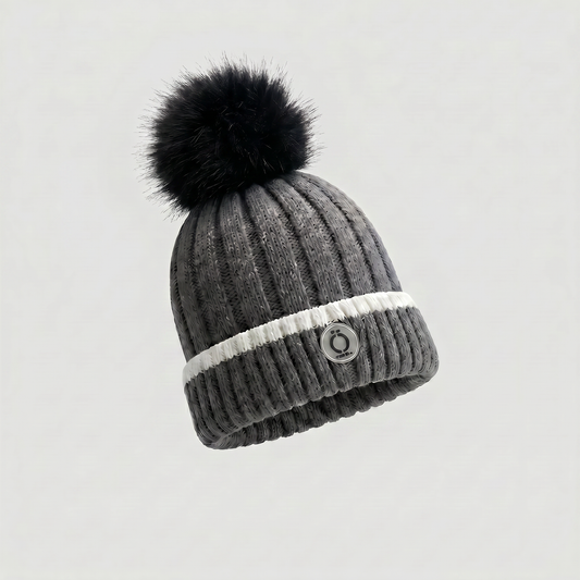 Grey Stripe Tuque