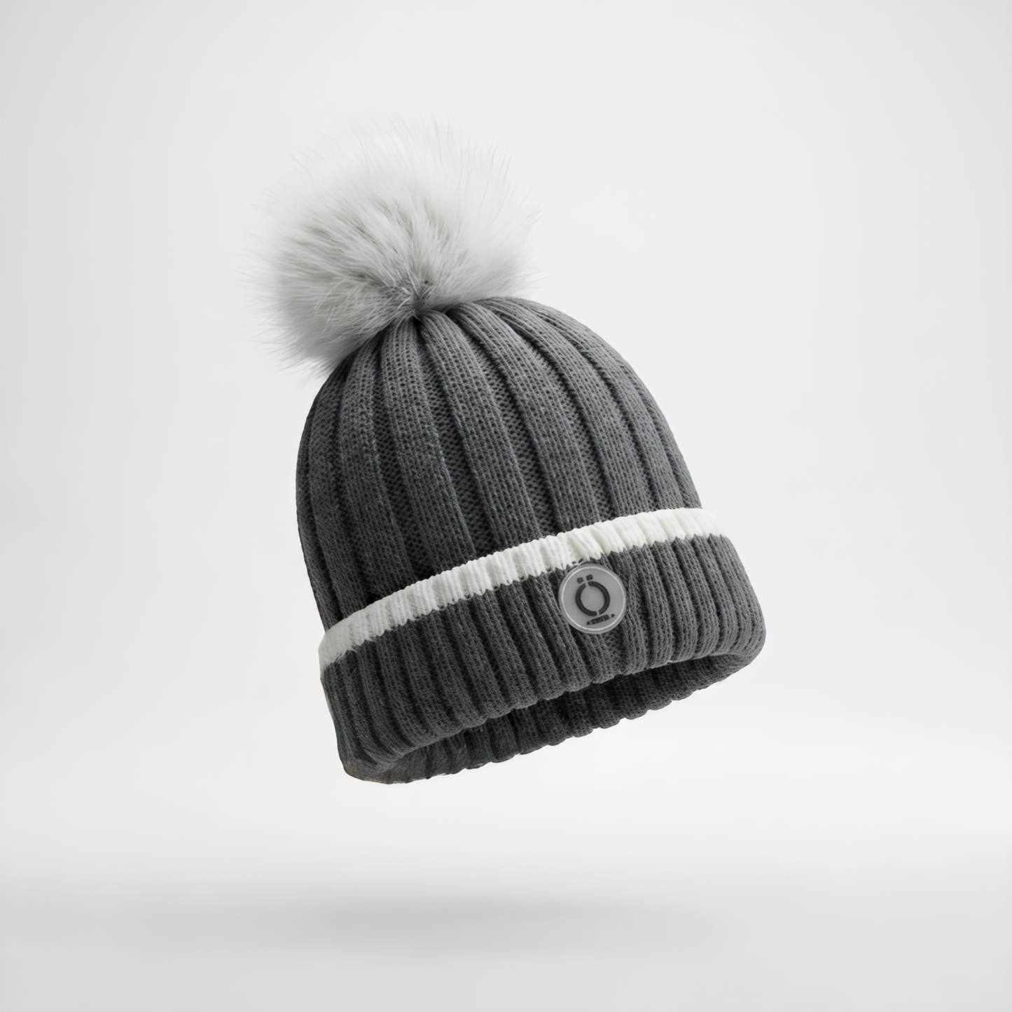 Grey Stripe Tuque