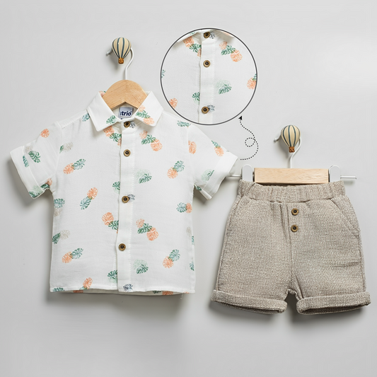 Tropical Voyager Boys Casual Set